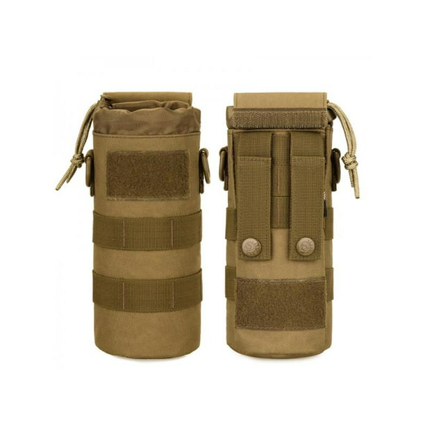 Outdoor Water Bottle Bag Military Men Kettle Set MOLLE Durable Equipment